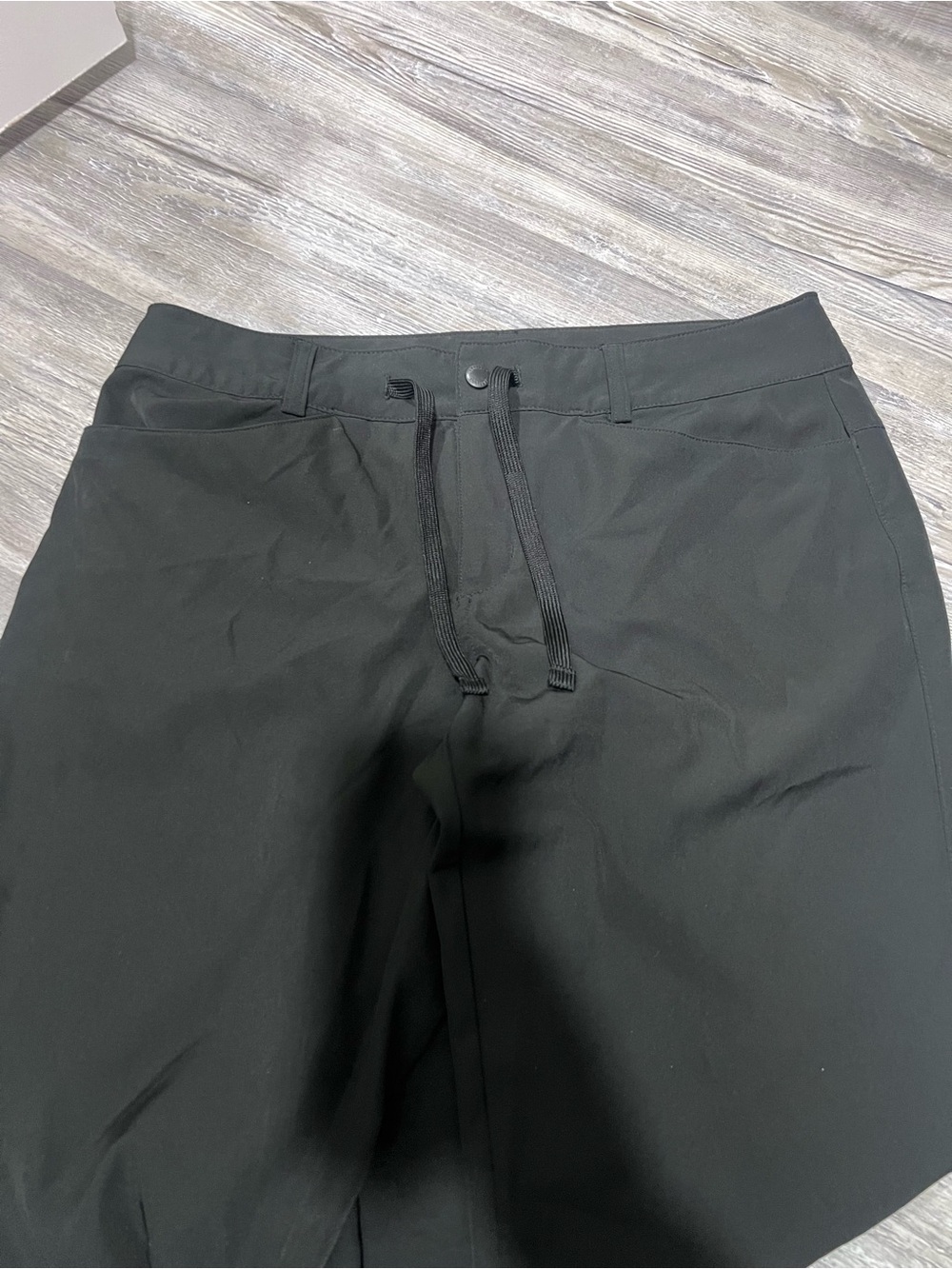 Women’s  Black Stretch Drawstring Pants - Picture 4 of 9